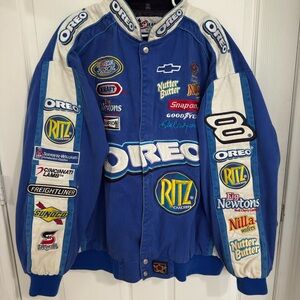 Chase Authentics Blue Racing Bomber Jacket |